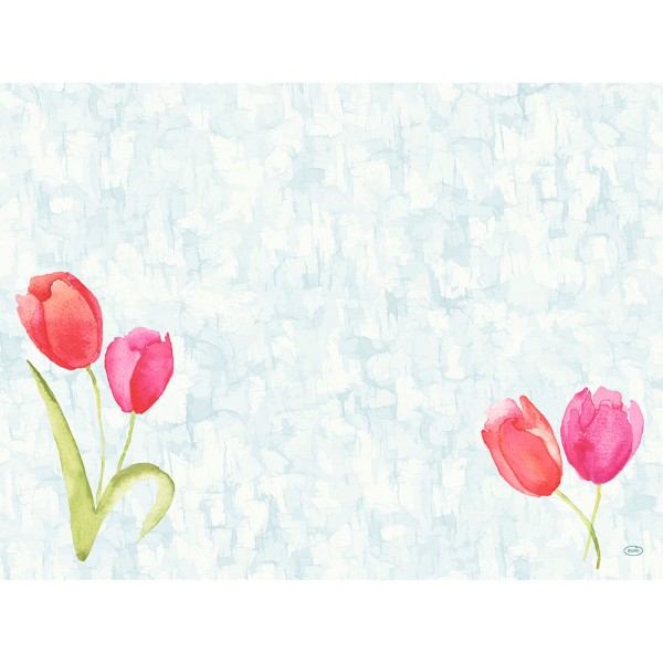 DUNI Tischset Bio-Dunicel 30x40cm Painted Tulips