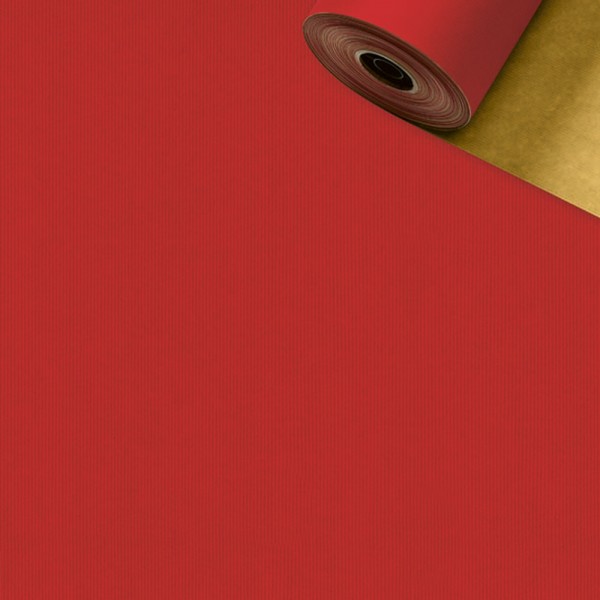 Stewo Geschenkpapier Rolle 50cm 250Meter rot/gold