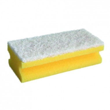 SITO Reinigungsschwamm gelb / weiß 15x7x4,3cm